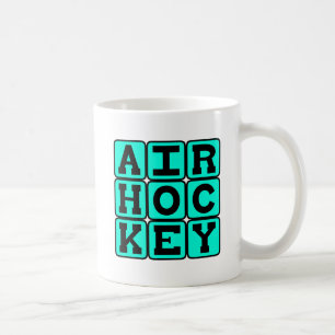 Air Hockey, Table Game Coffee Mug