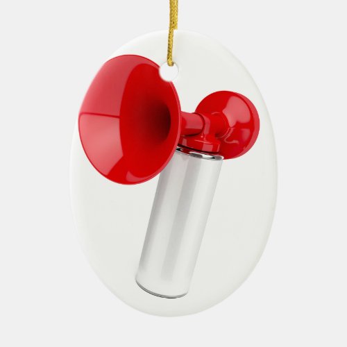 Air horn ceramic ornament