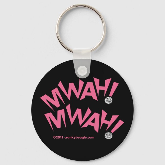 Air Kisses Key Chain (Front)