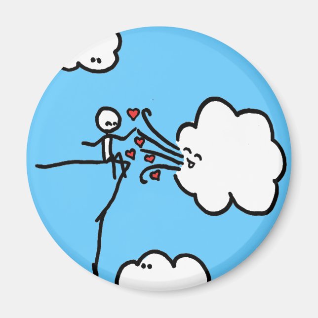 Air kisses Magnet (Front)