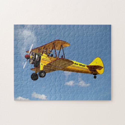 Air Mail Biplane Jigsaw Puzzle