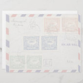 Air Mail Envelope Letterhead (Front/Back)