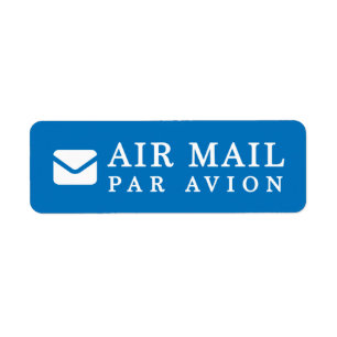 AIR MAIL PAR AVION 手紙 エアメールシール mail letter ラベル Label