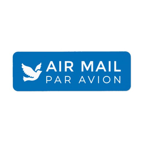 AIR MAIL PAR AVION 鳥 エアメールシール bird birds ラベル Label