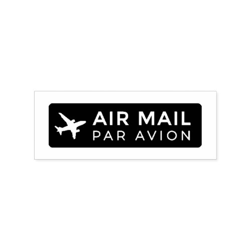 AIR MAIL PAR AVION Airmail Stamp airplane rubber s