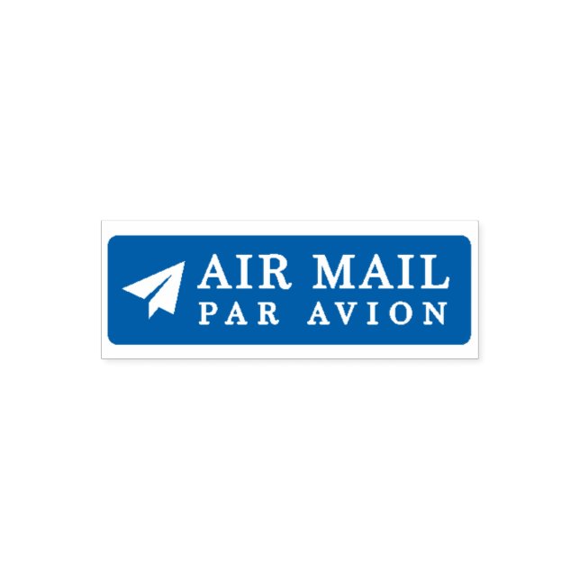 AIR MAIL PAR AVION Airmail Stamp paper airplane (Design)