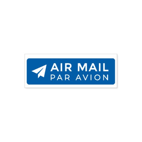AIR MAIL PAR AVION Airmail Stamp paper airplane o