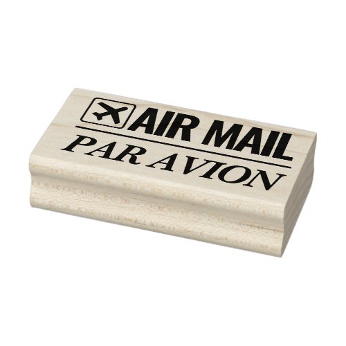 Air Mail  Par Avion shipping wooden stamp