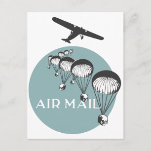 Air mail postcard