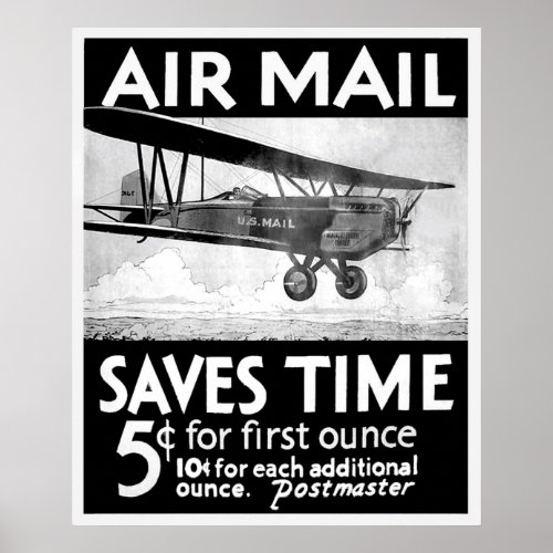 Air Mail Poster _ Vintage