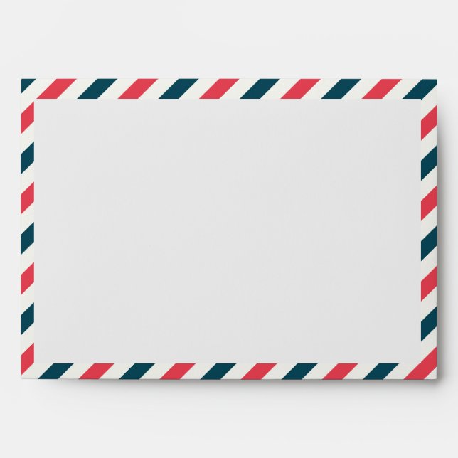 Air Mail Red & Blue - Envelope (Front)