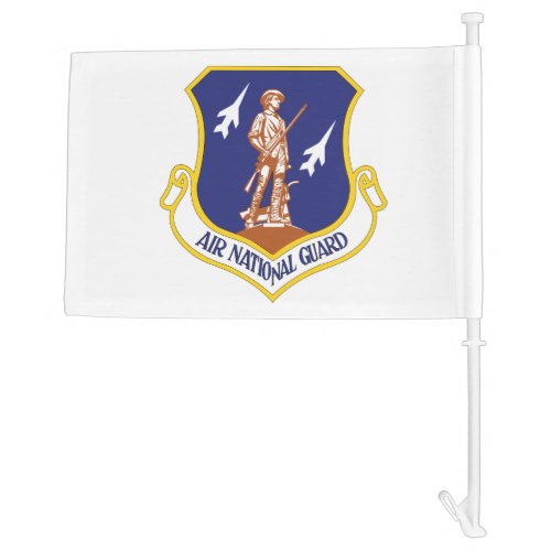 Air National Guard Military Veteran Car Flag