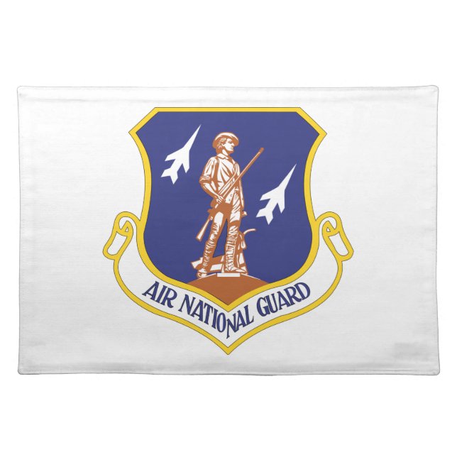 Air National Guard Military Veteran Cloth Placemat (Front)