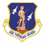Air National Guard Military Veteran Cutout<br><div class="desc">Air National Guard insignia. Great gift for Air National Guard veteran,  gift for military,  gift for American patriot. Visit our store to find more great military gift.</div>