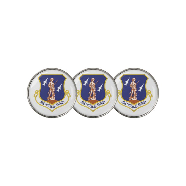 Air National Guard Military Veteran Golf Ball Marker (3 Up)