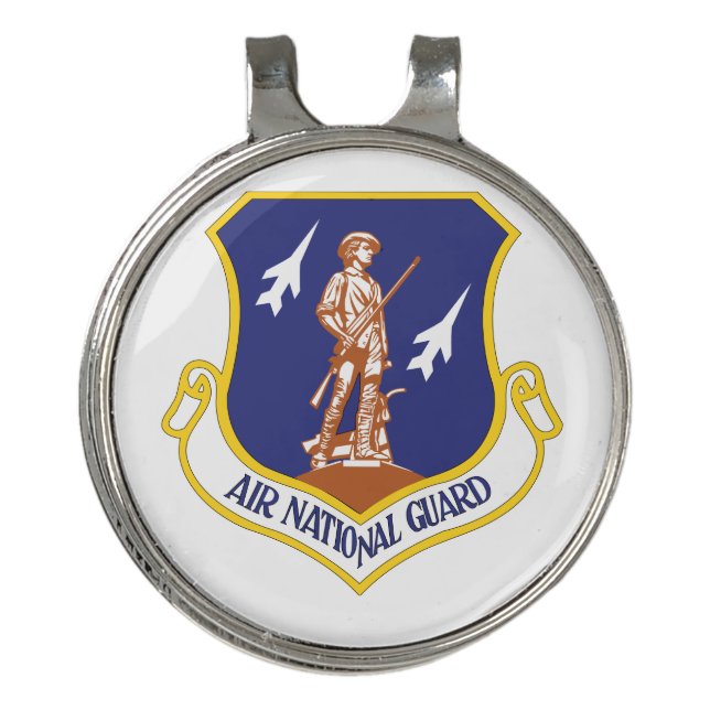 Air National Guard Military Veteran Golf Hat Clip (Front)