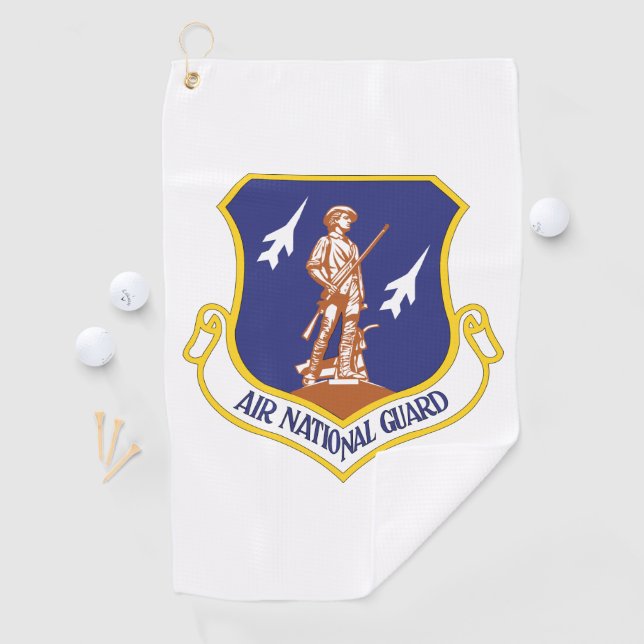 Air National Guard Military Veteran Golf Towel (InSitu)