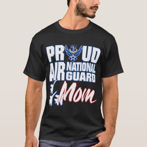 Air National Guard Mom USA Air Force Military T_Shirt