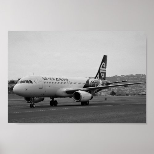 Air New Zealand  Airbus A 320 Poster