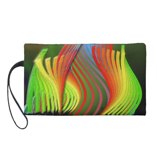 air of accordion wristlet