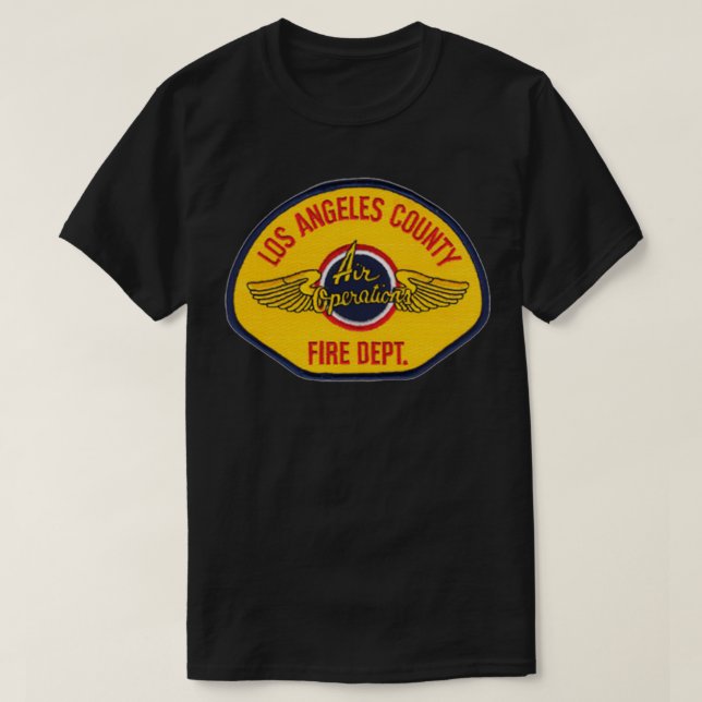Air Ops Los Angeles County Fire T-Shirt (Design Front)