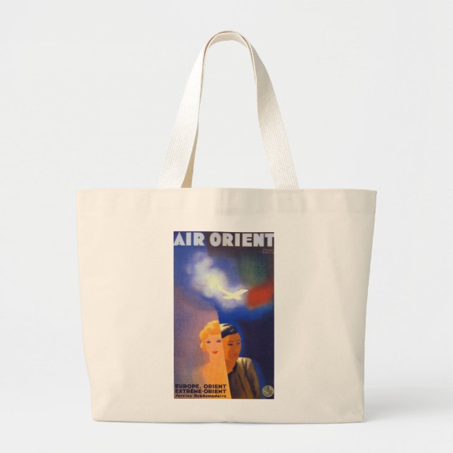 Air Orient ~ Europe - Orient Large Tote Bag (Front)