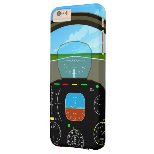 Air Plane Cockpit Barely There iPhone 6 Plus Case