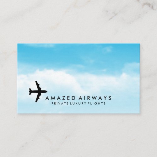 Air Plane  Flight Attendant  Pilot Business Card