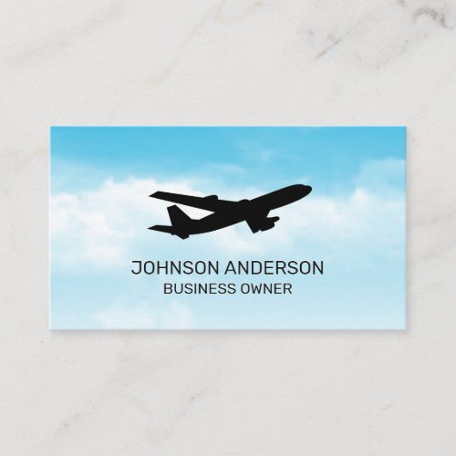 Air Plane in the Sky Business Card