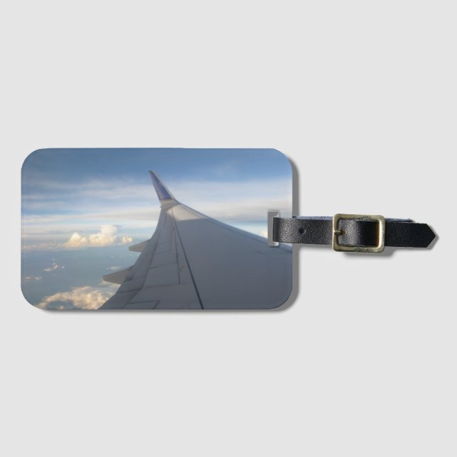 Air Plane Wing Luggage Tag (Front Horizontal)