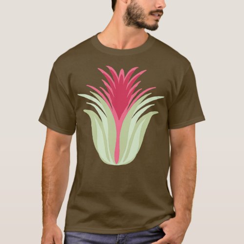 Air Plant Green and Red Tones 1 T_Shirt