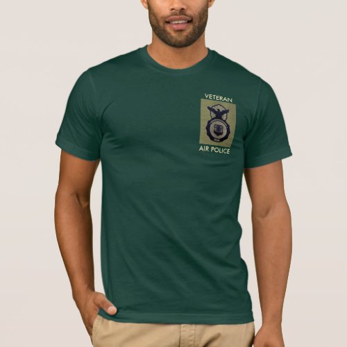 Air Police Veteran Camouflage Shirt Air Force