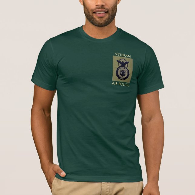 Air Police Veteran Camouflage Shirt Air Force (Front)