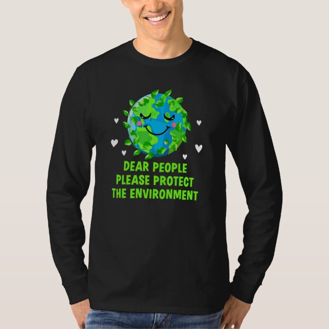 Air Pollution Isnt Cool So Dont Be Fools Positive  T-Shirt (Front)