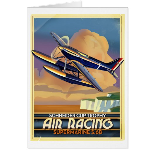 Air race plane cards (Front)