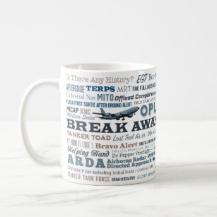 Air Refueling Mug With Pilot and Mission Lingo