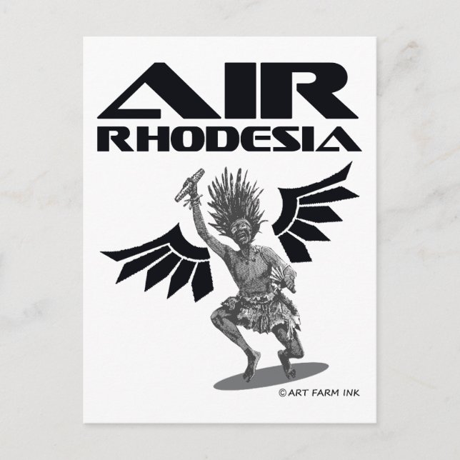Air Rhodesia Postcard (Front)