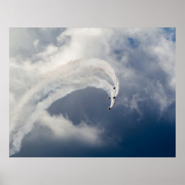 Air Show Action Poster (Front)