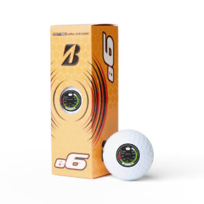 Air Speed Pilot Aviation Geek Golf Balls