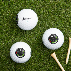 Air Speed Pilot Aviation Geek Golf Balls
