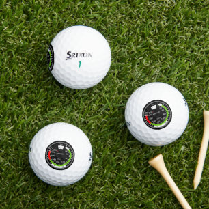 Air Speed Pilot Aviation Geek Golf Balls