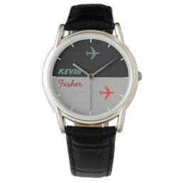 air style cool stylish men watch with his name