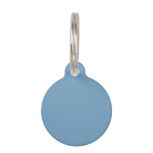 Air superiority blue (solid color) pet ID tag