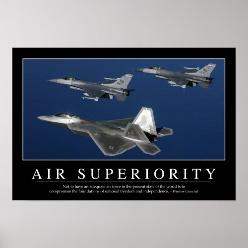 Air Superiority Inspirational Poster