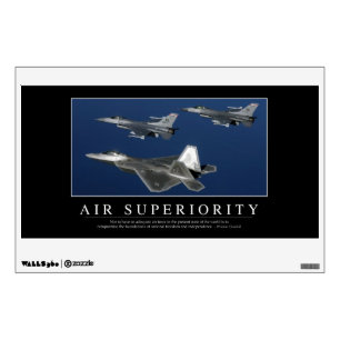 Air Superiority: Inspirational Wall Sticker