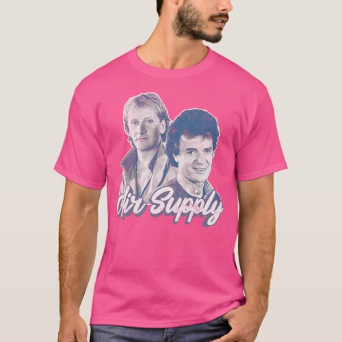 Air Supply 80s Retro Faded Style Design1 T_Shirt