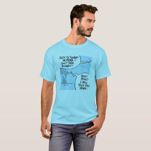 Air Traffic Control Ducks Cartoon Tshirt