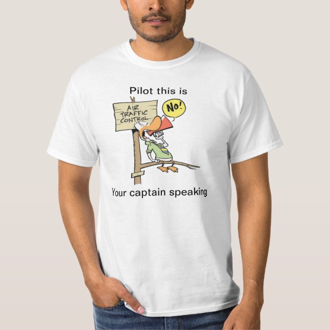 Air Traffic Control Funny T-Shirt (Front)