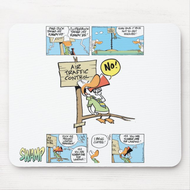 Air Traffic Control Humor Mouse Pad (Front)