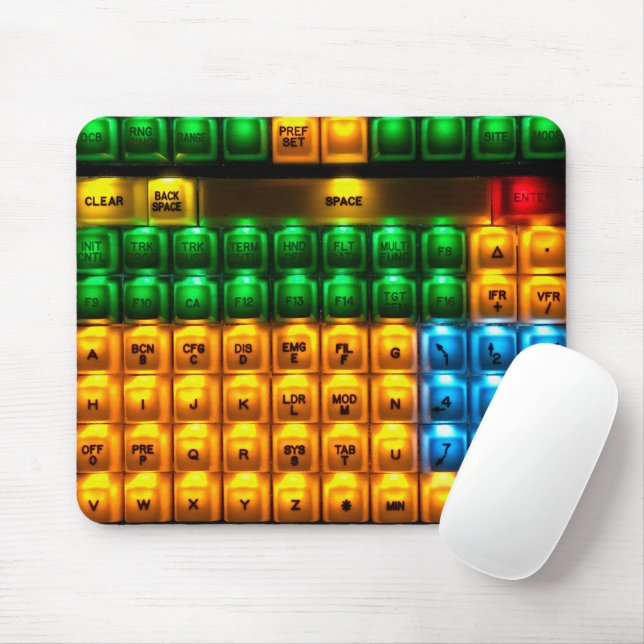 Air Traffic Control keyboard - mouse pad (With Mouse)